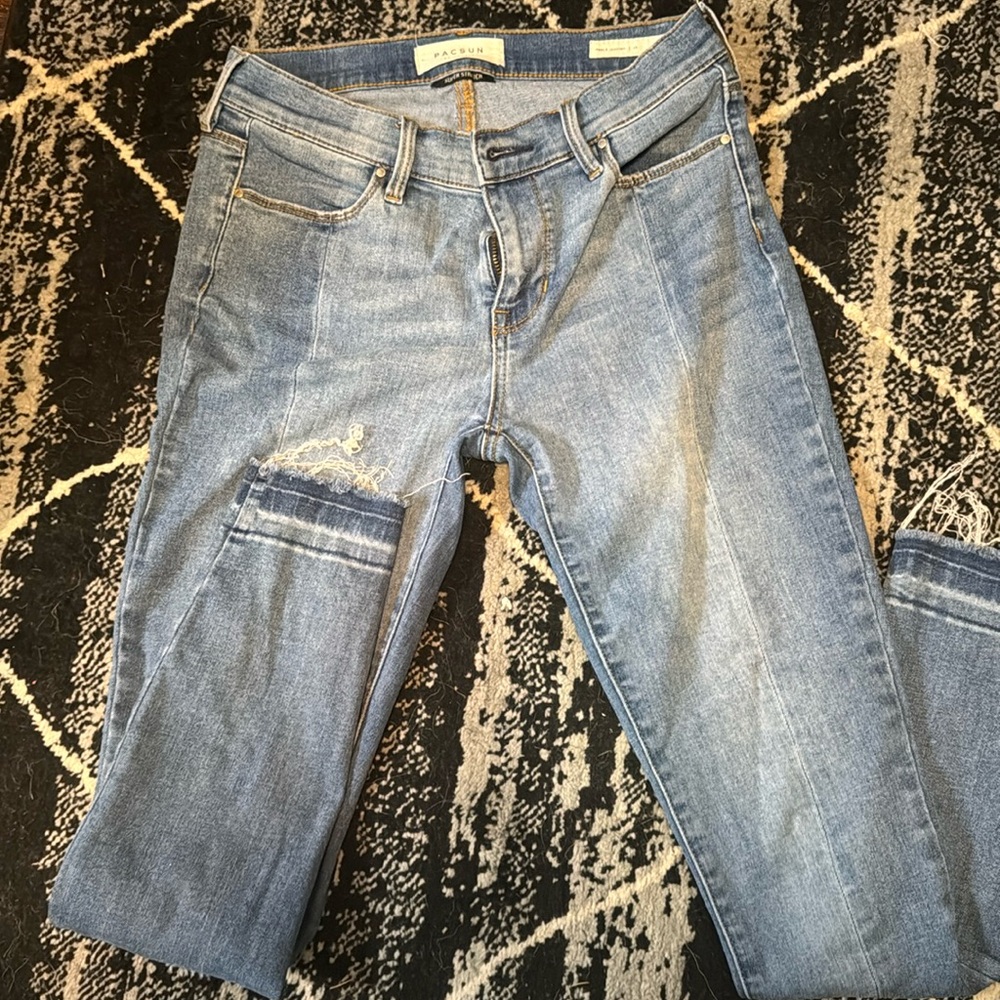 PacSun super stretch, ankle skinny jeans